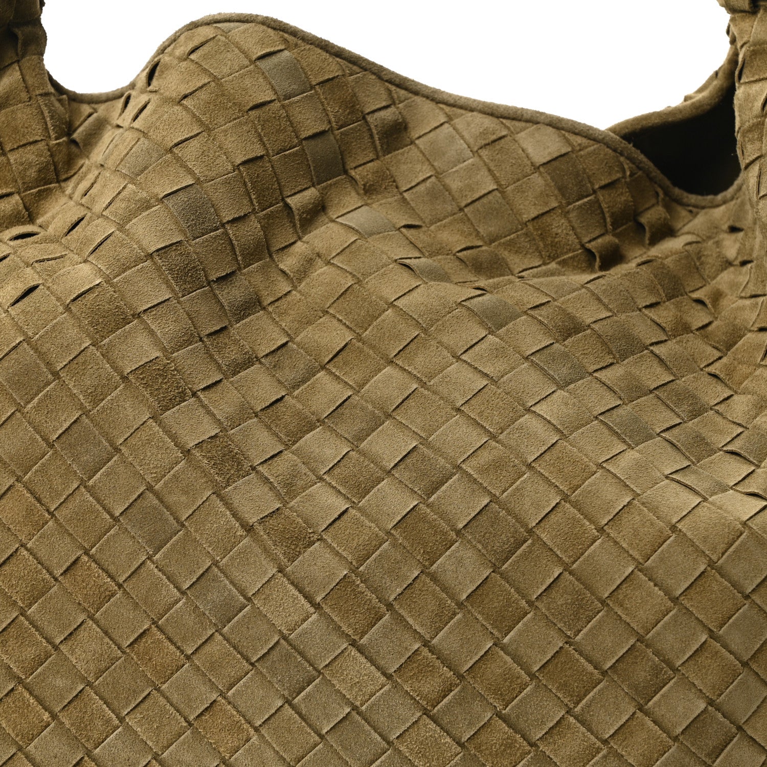 Bottega Veneta Suede Intrecciato Large Hop Mud 7 of 9