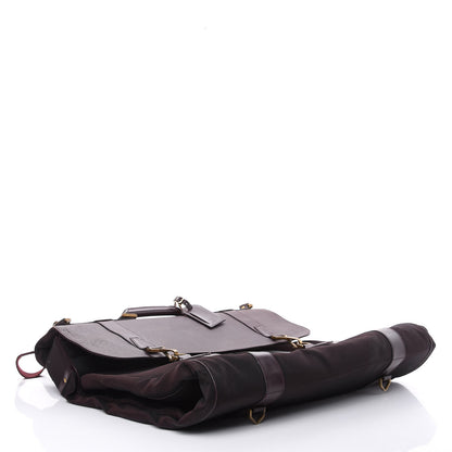 Louis Vuitton Taiga Nylon 2 Hanger Garment Carrier Bordeaux 4 of 25