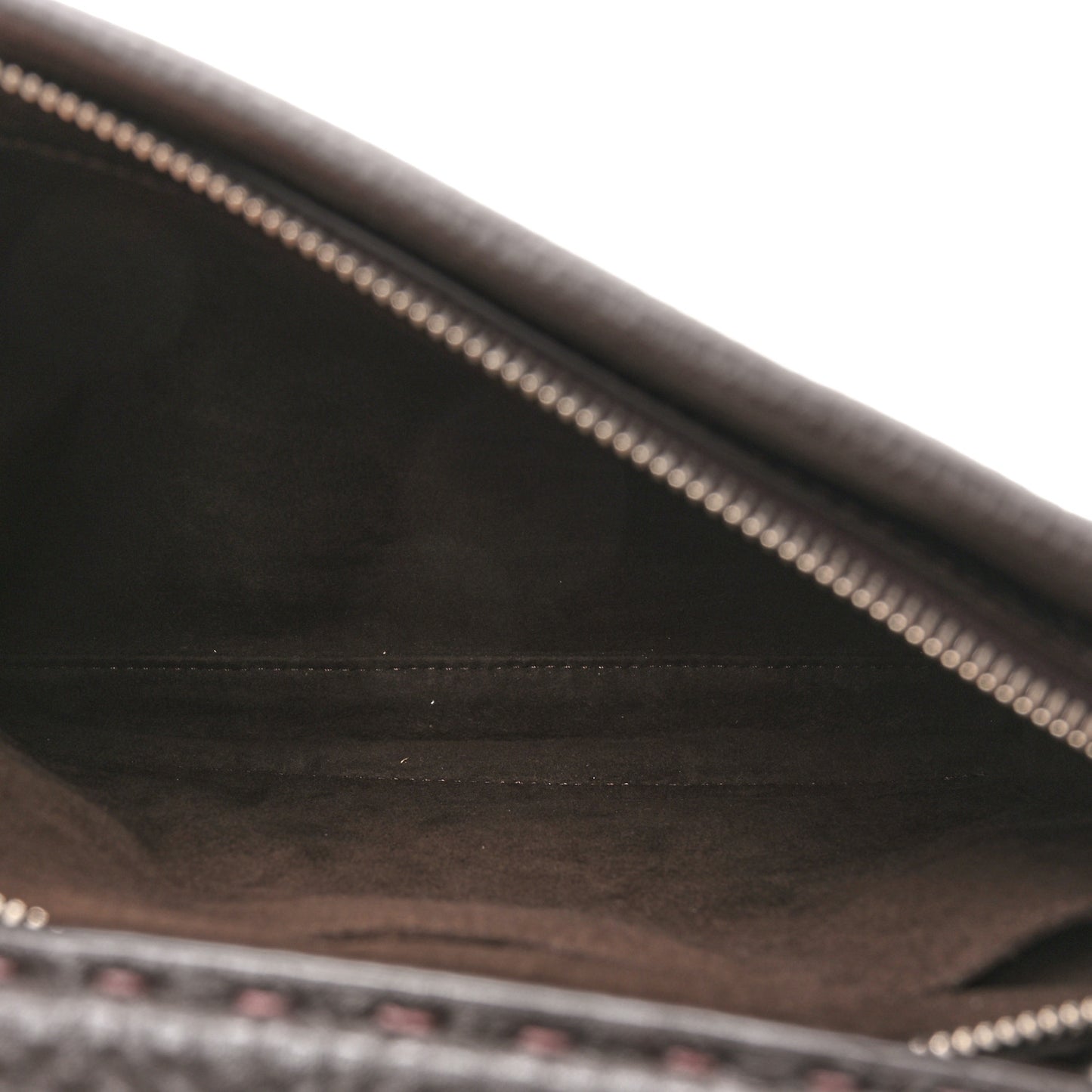 Calfskin Romano Selleria Mini Peekaboo Iconic Fit Satchel Brown