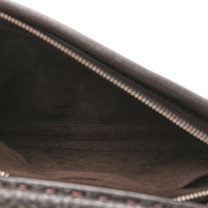 Fendi Calfskin Romano Selleria Mini Peekaboo Iconic Fit Satchel Brown 7 of 10