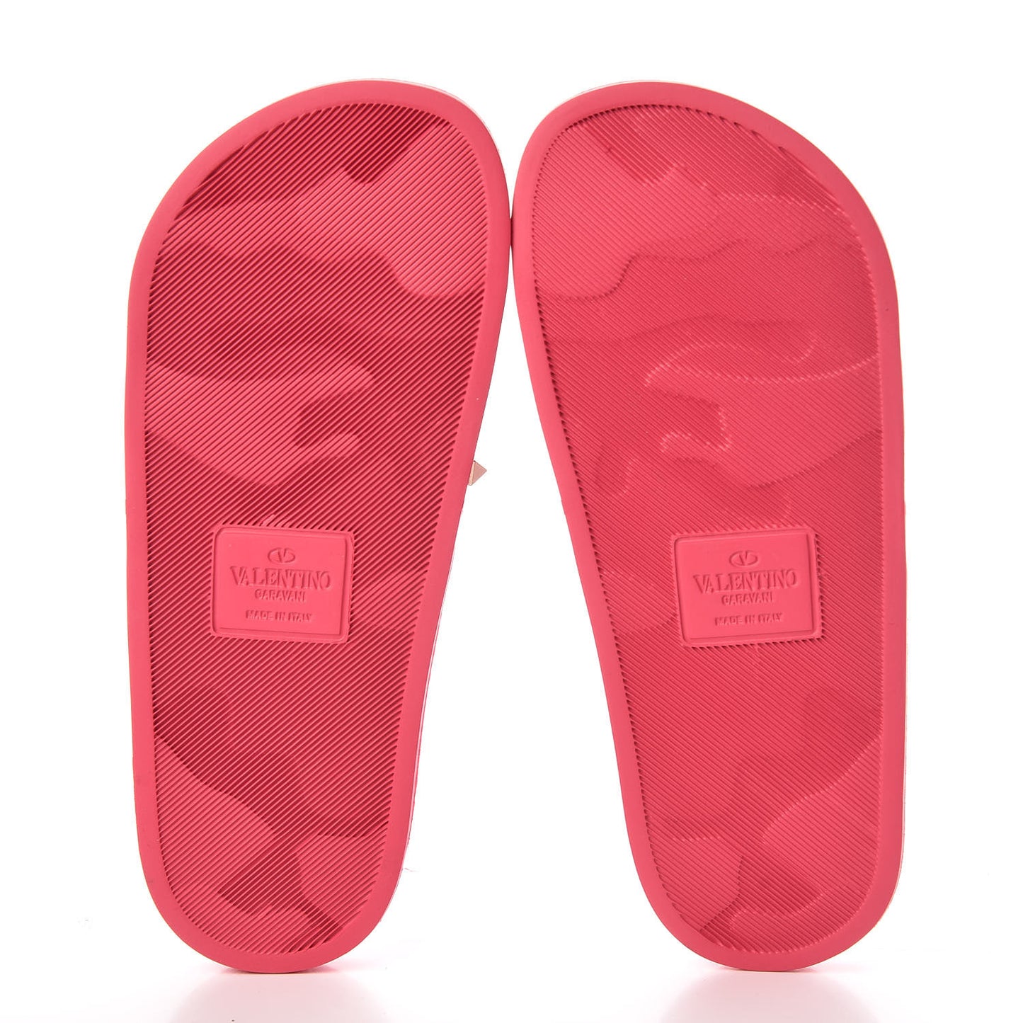 Rubber Rockstud Slide Sandals 36 Shadow Pink