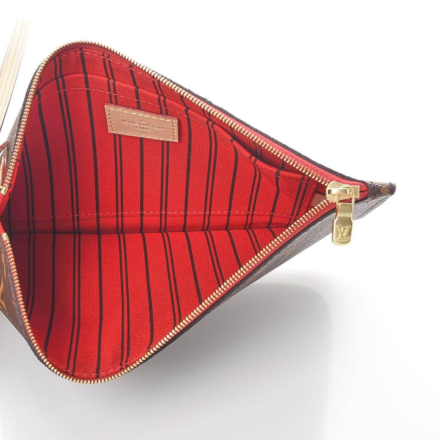 Monogram Neverfull MM GM Pochette Cherry