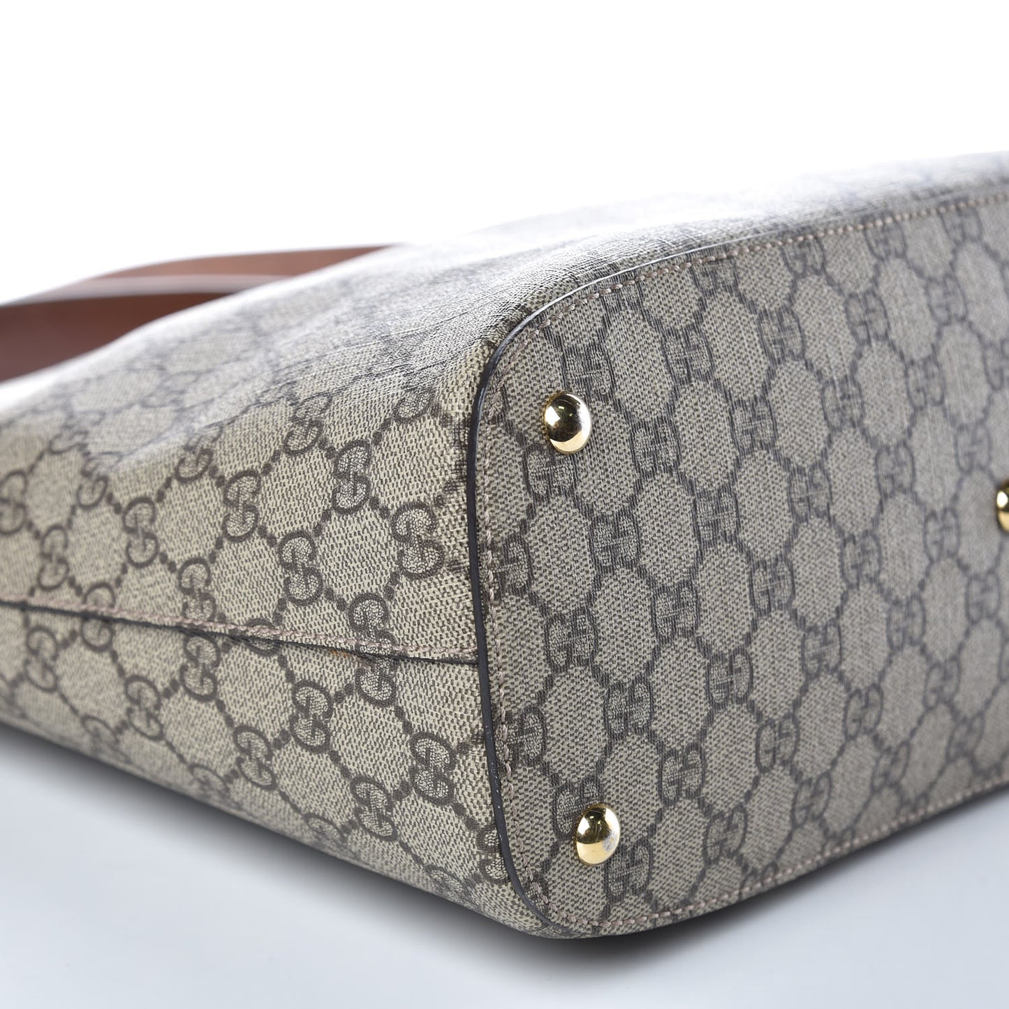 GG Supreme Monogram Linea A Hobo Brown