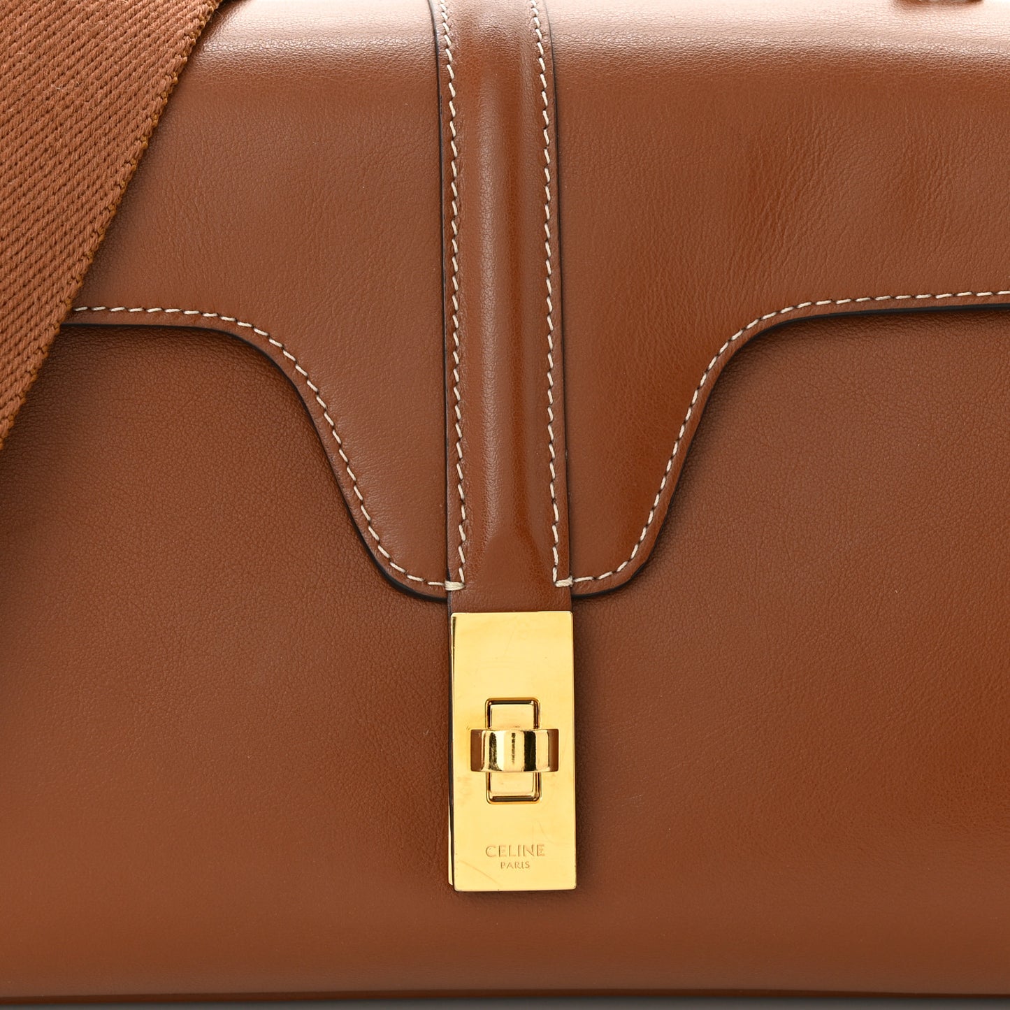 Smooth Calfskin Teen 16 Crossbody Bag Soft Tan