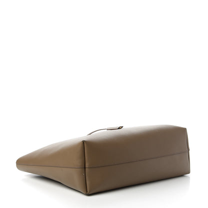 Saint Laurent Calfskin Large Shopping Tote Taupe 4 of 14