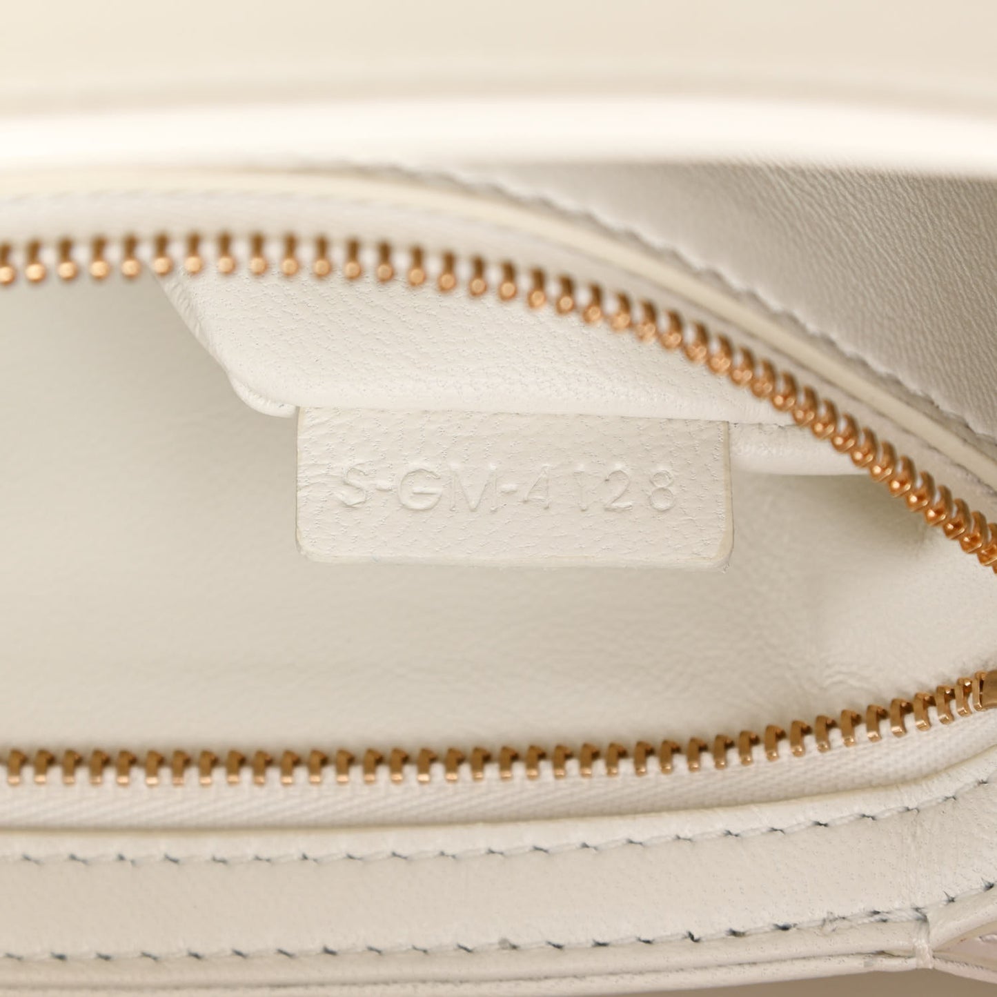Shiny Calfskin Medium Triomphe White