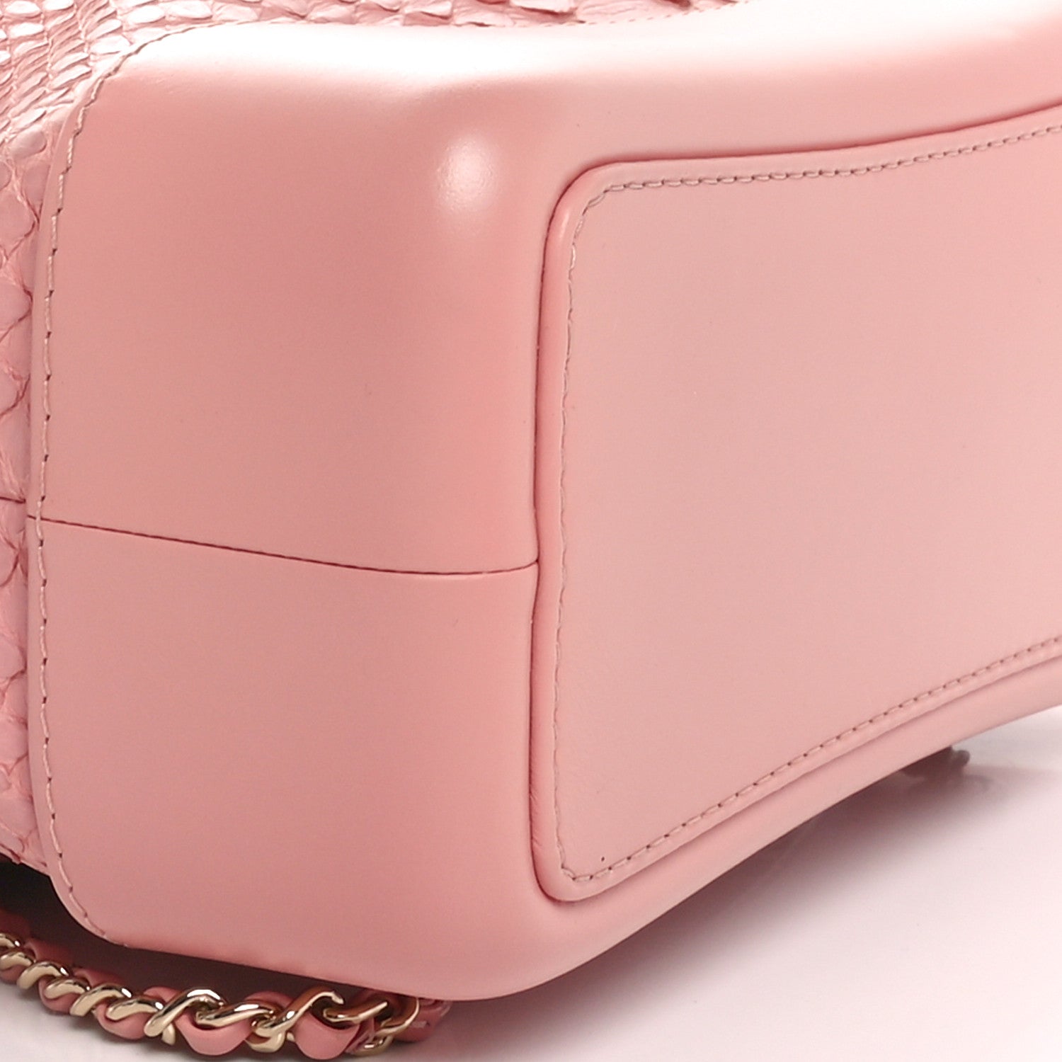 Chanel Snakeskin Small Gabrielle Backpack Light Pink 9 of 11