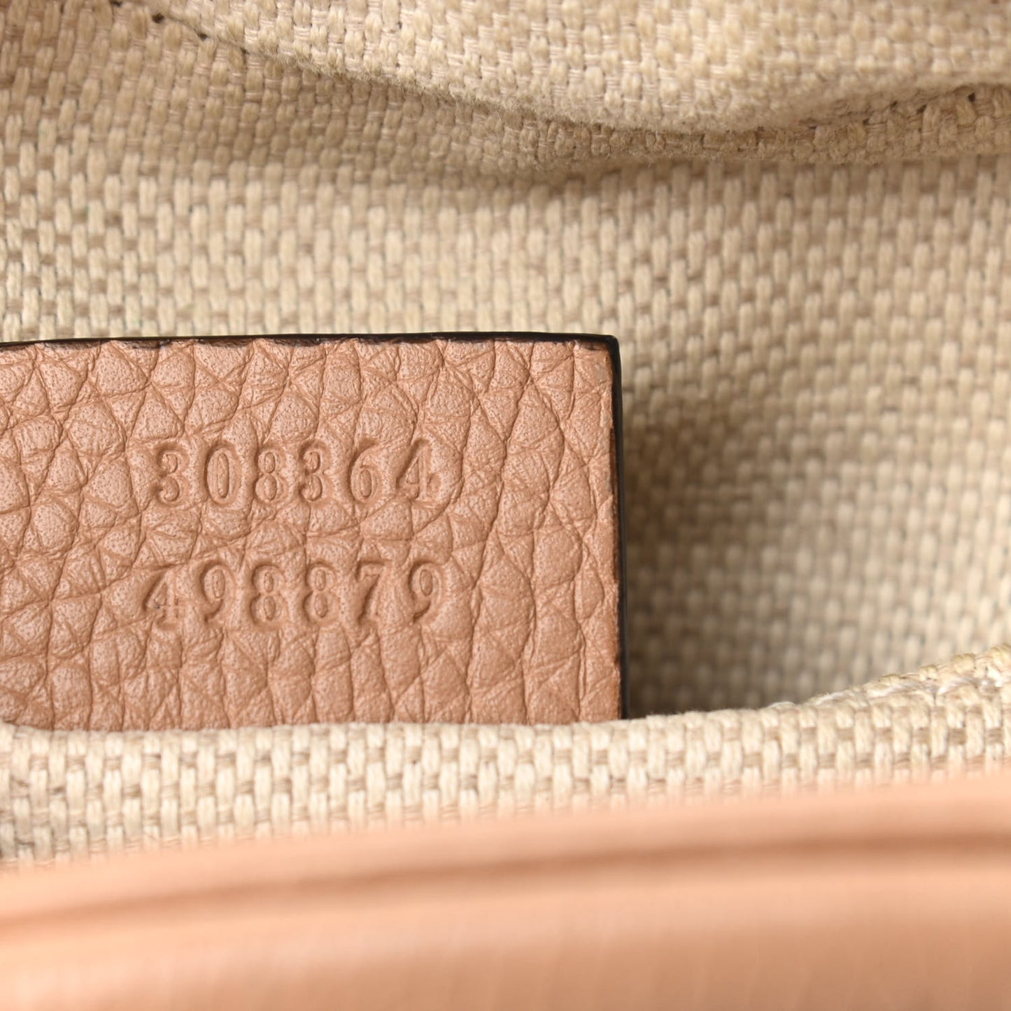 Pebbled Calfskin Small Soho Disco Bag Camelia