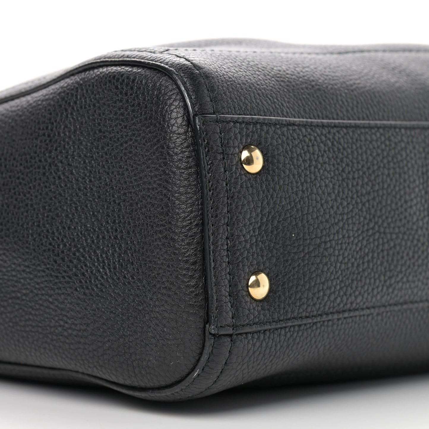 Grained Calfskin Ally Hobo Black