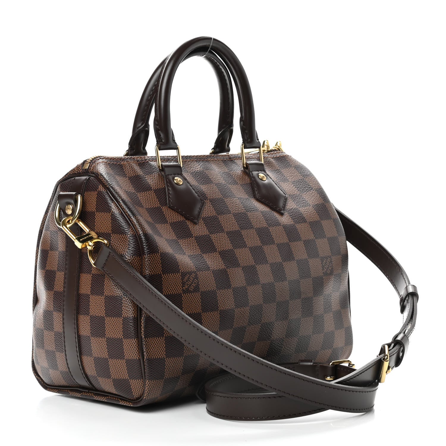 Louis Vuitton Damier Ebene Speedy Bandouliere 25 3 of 10