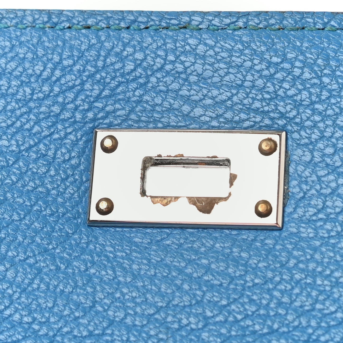 Chevre Mysore Kelly Longue Wallet Bleu Zanzibar