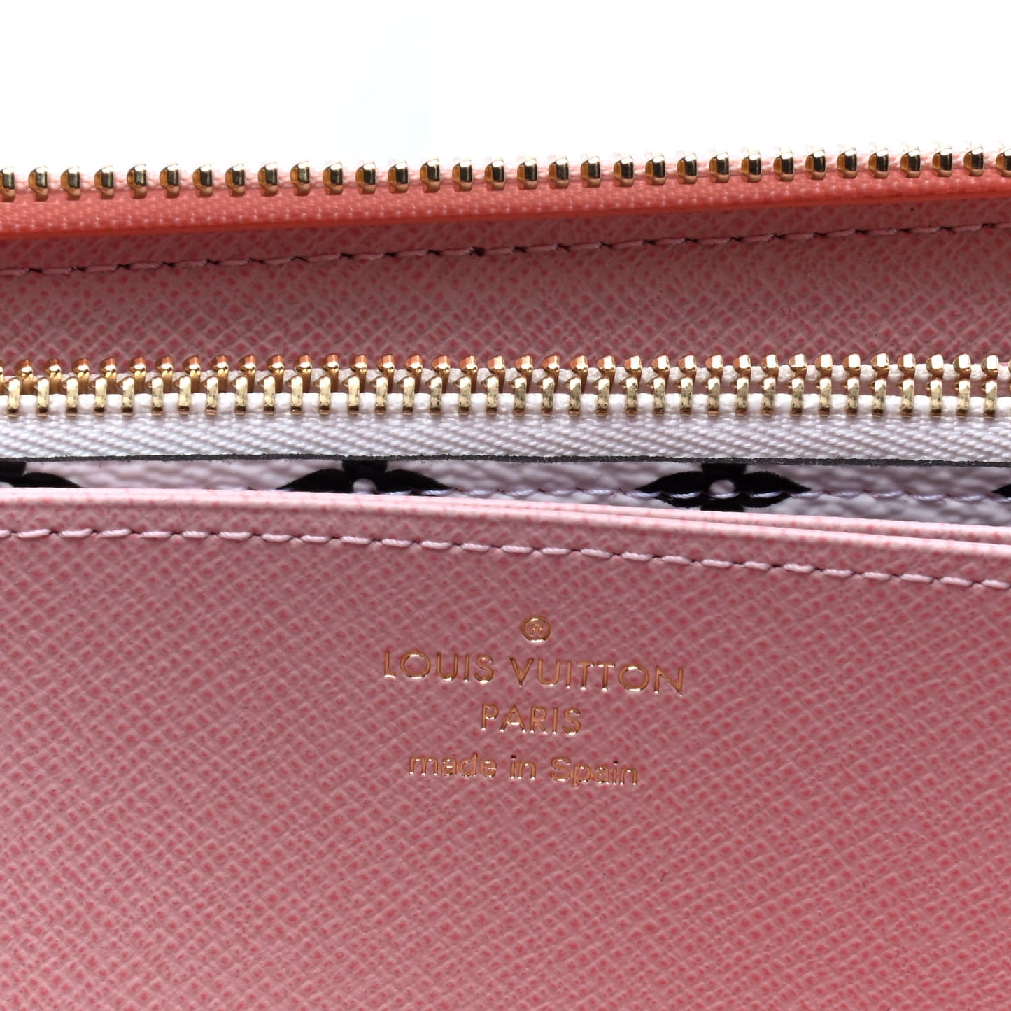Monogram Giant Zippy Wallet Rouge Rose