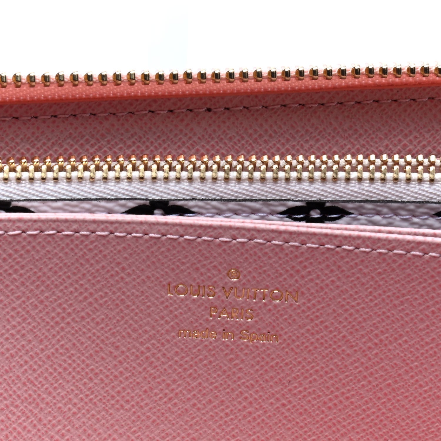 Louis Vuitton Monogram Giant Zippy Wallet Rouge Rose 5 of 5