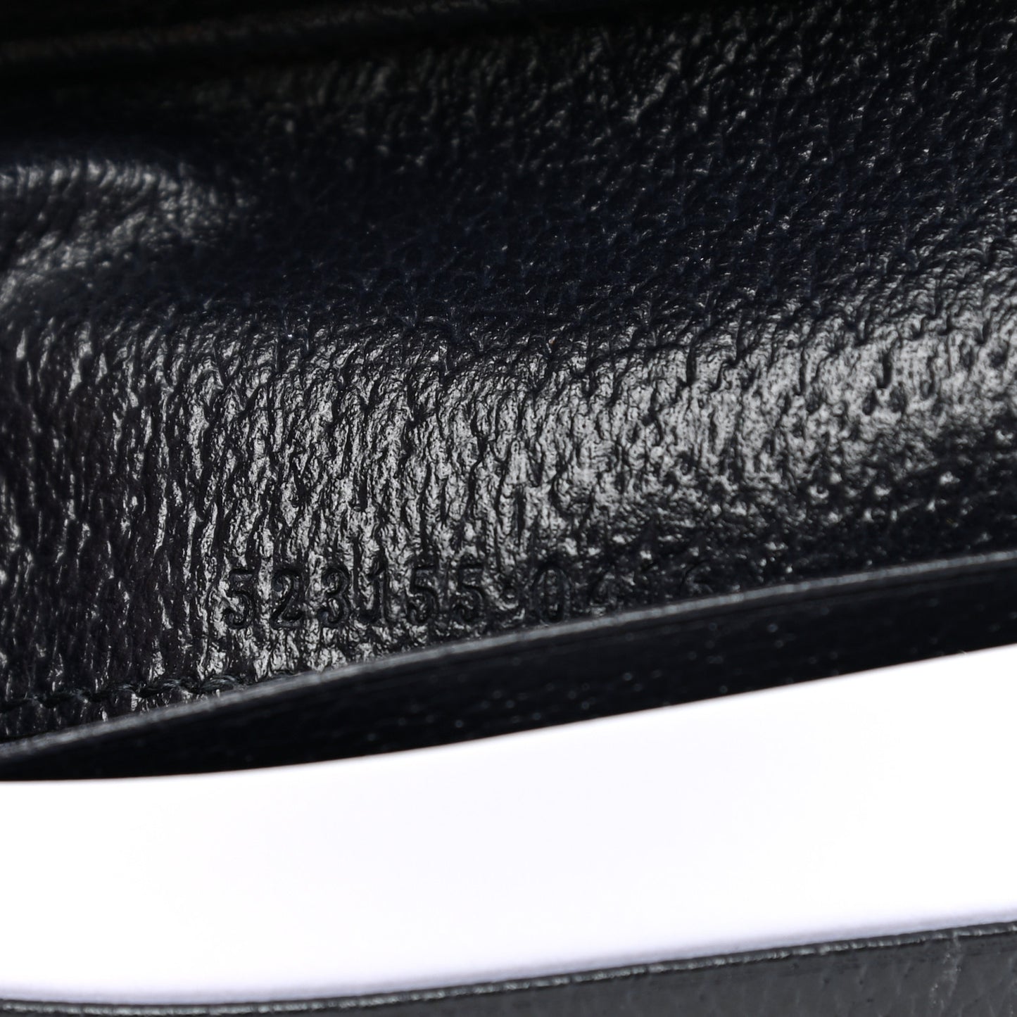 GG Supreme Monogram Textured Dollar Calfskin Web Ophidia Card Case Beige Blue