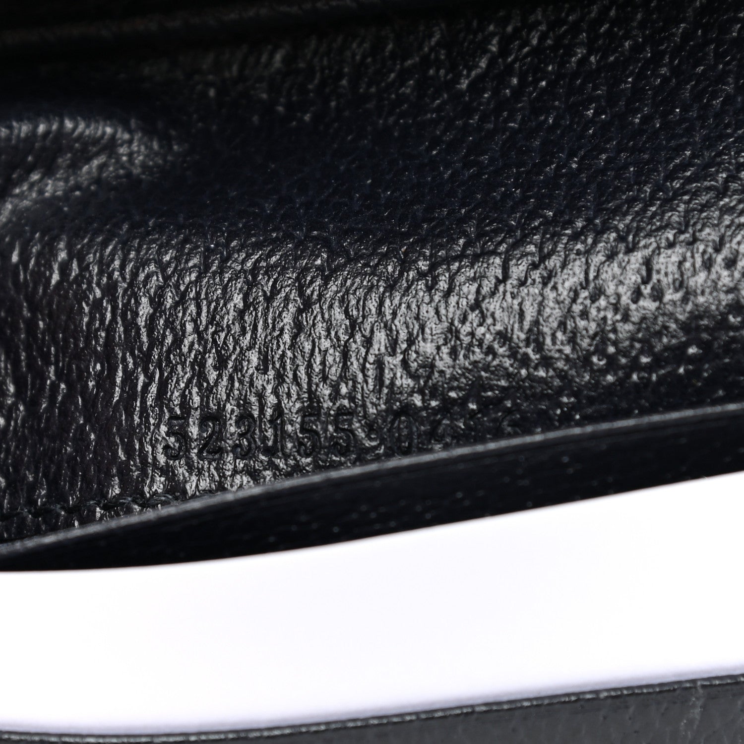 Gucci GG Supreme Monogram Textured Dollar Calfskin Web Ophidia Card Case Beige Blue 7 of 8