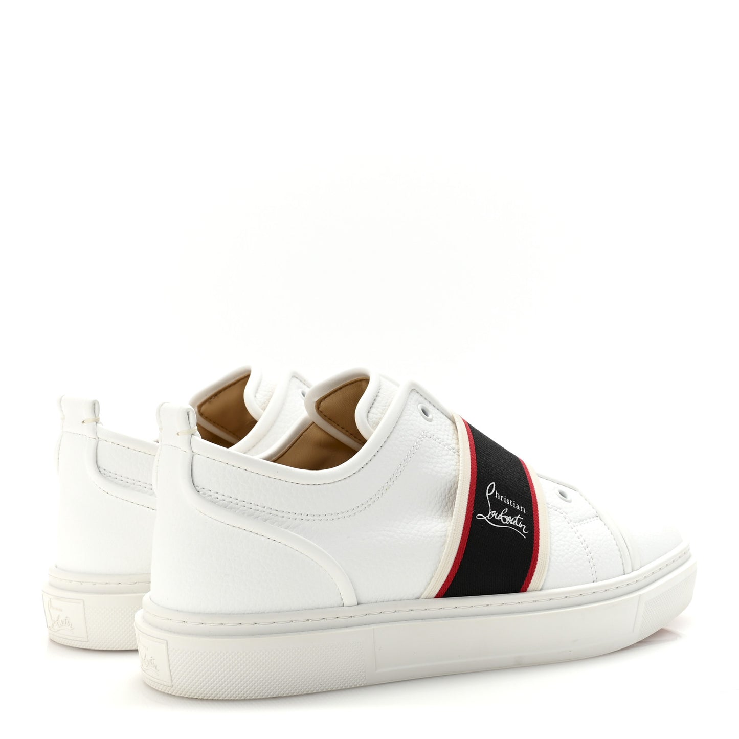 Calfskin Mens Adolescenza Flat Sneakers 43.5 White