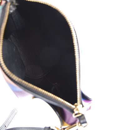 Loewe Calfskin Mini Striped Elephant Crossbody Bag Multicolor 4 of 14