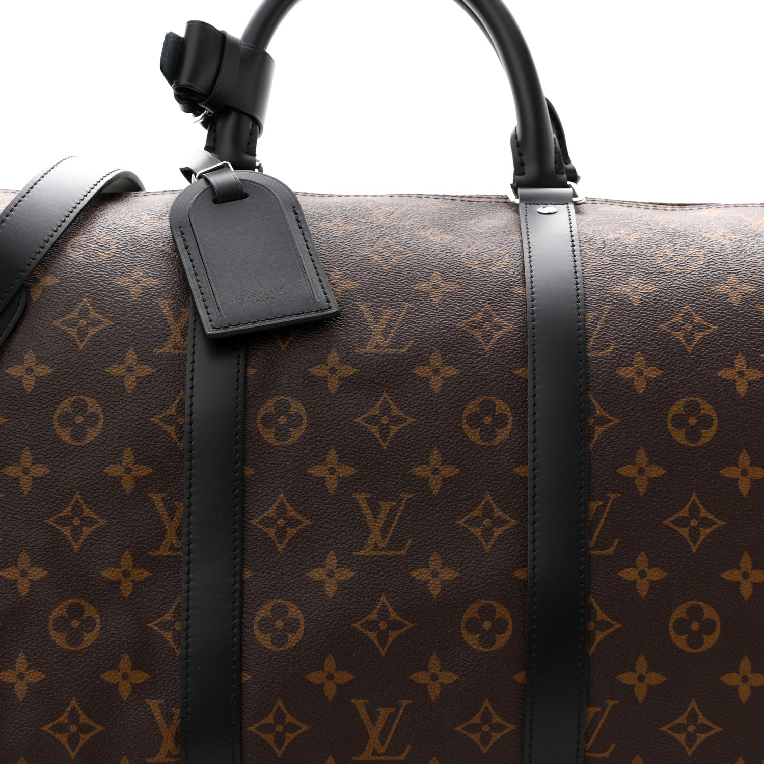 Louis Vuitton Monogram Macassar Keepall Bandouliere 55 6 of 11