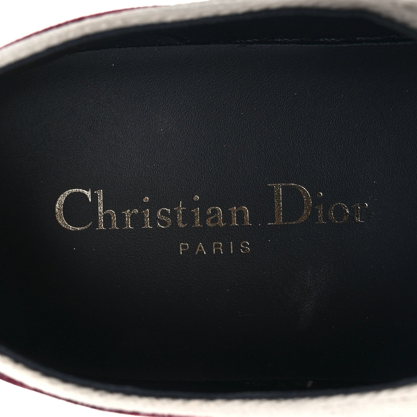 Velvet Walk 'N' Dior Low Top Sneakers 39 Deep Amaranth