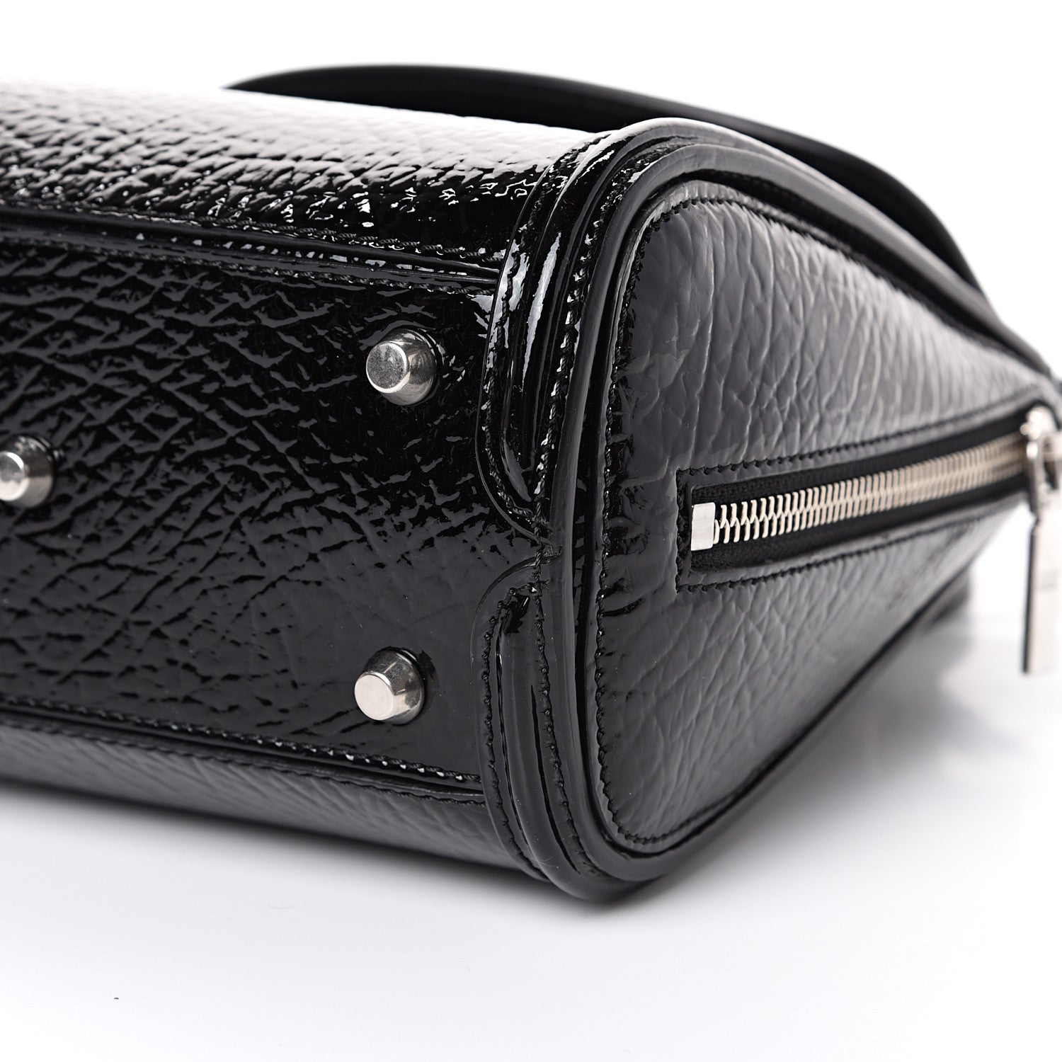 Alexander McQueen Patent Mini Heroine Black 9 of 11