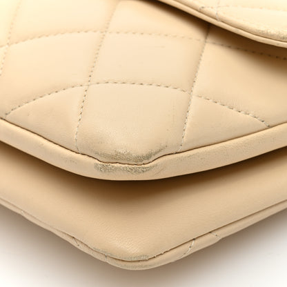 Chanel Lambskin Quilted Medium Trendy CC Flap Light Beige 10 of 12