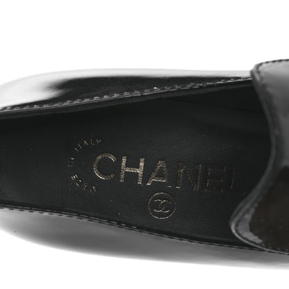 Chanel Patent CC Pumps 38.5 Black 9 of 11