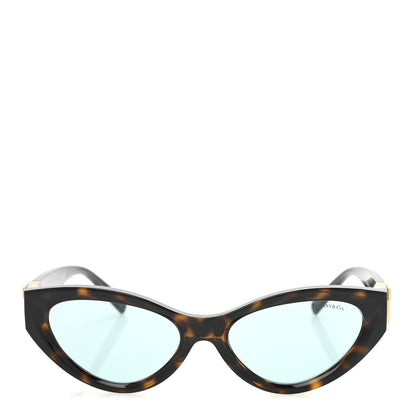 Tiffany Acetate Metal Tiffany T Tortoise Cat Eye Sunglasses TF4225U Brown Blue 2 of 9