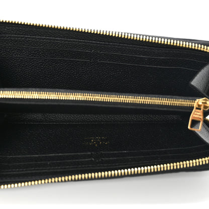 Louis Vuitton Empreinte Clemence Wallet Black 5 of 6
