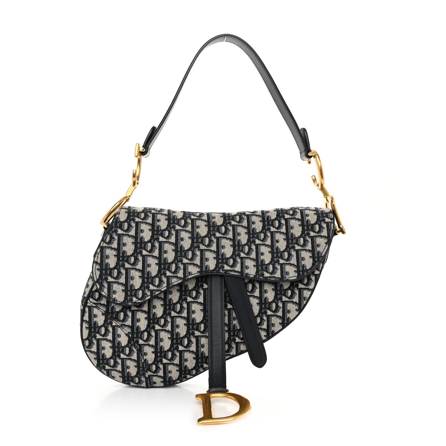 Oblique Saddle Bag Blue