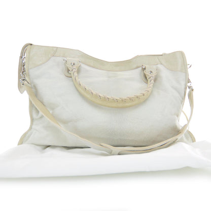 Balenciaga Pony Hair City Bianco 3 of 9