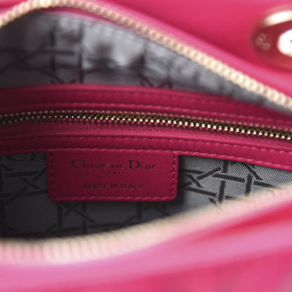 Christian Dior Lambskin Cannage Medium Lady Dior Pink 8 of 10