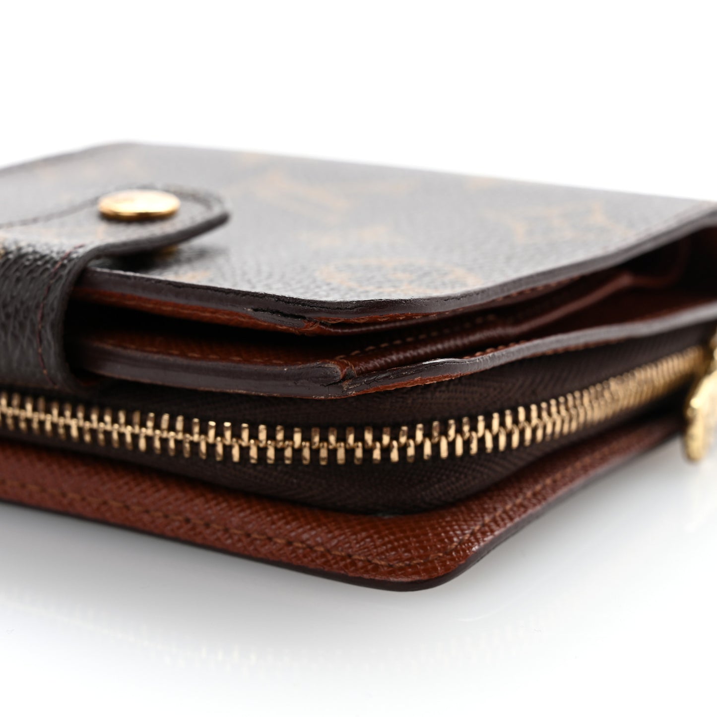 Monogram Compact Zippe Zipped Wallet