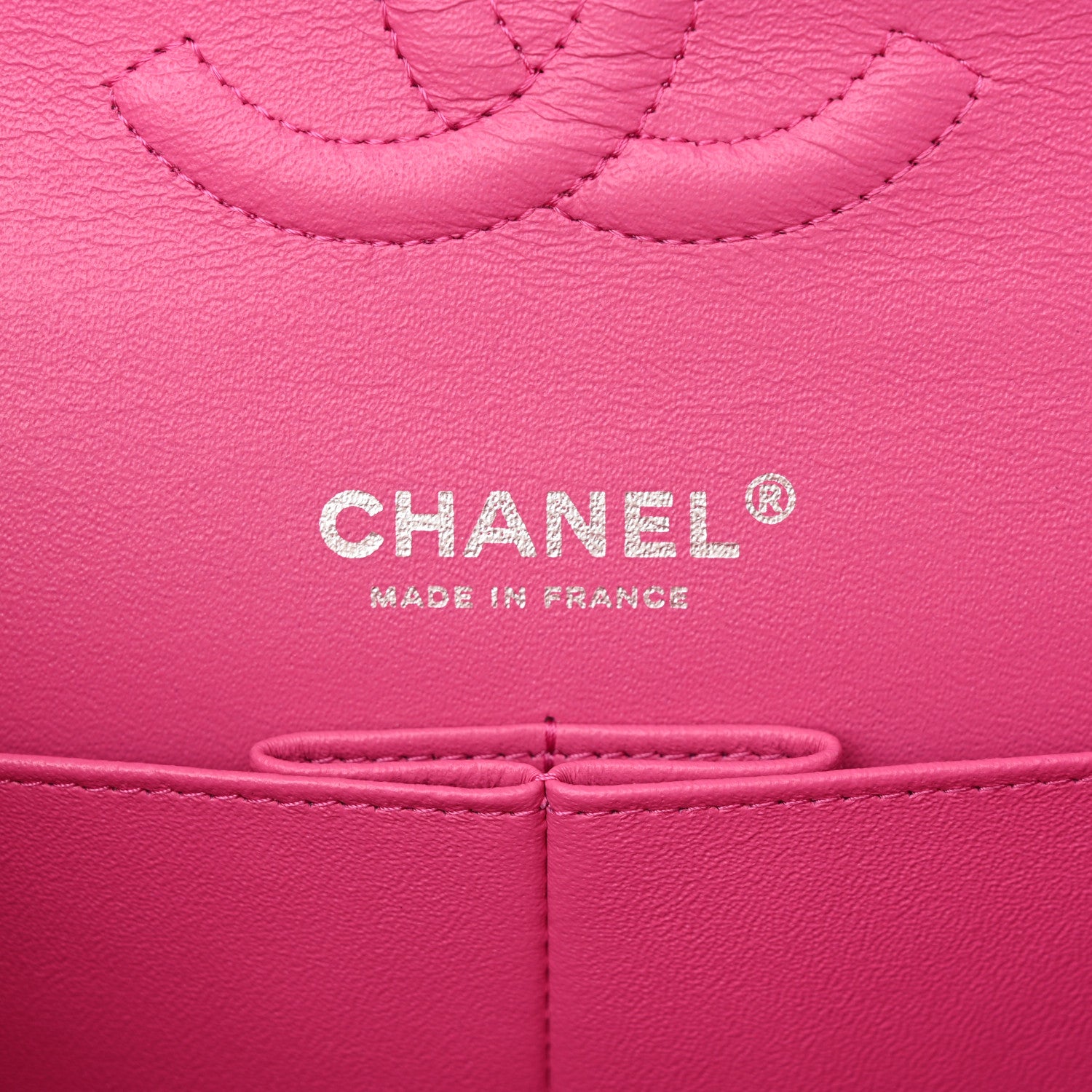 Chanel Iridescent Caviar Quilted Medium Double Flap Pink 6 of 13