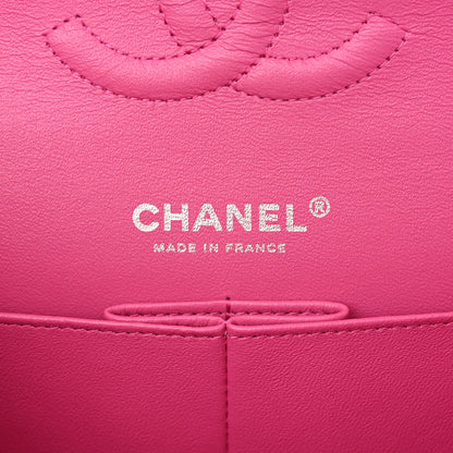 Chanel Iridescent Caviar Quilted Medium Double Flap Pink 6 of 13
