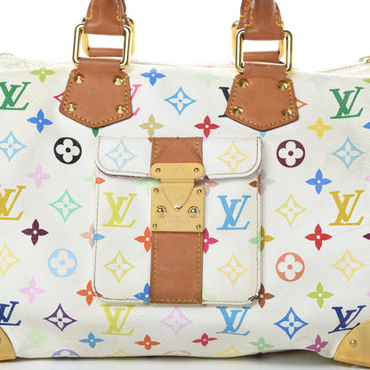 Louis Vuitton Monogram Multicolor Speedy 30 White 8 of 17