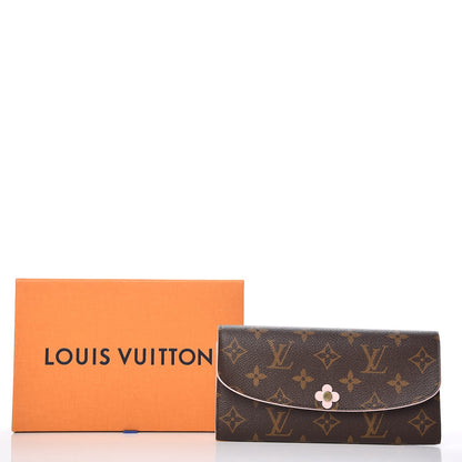 Louis Vuitton Monogram Bloom Flower Emilie Wallet 9 of 9