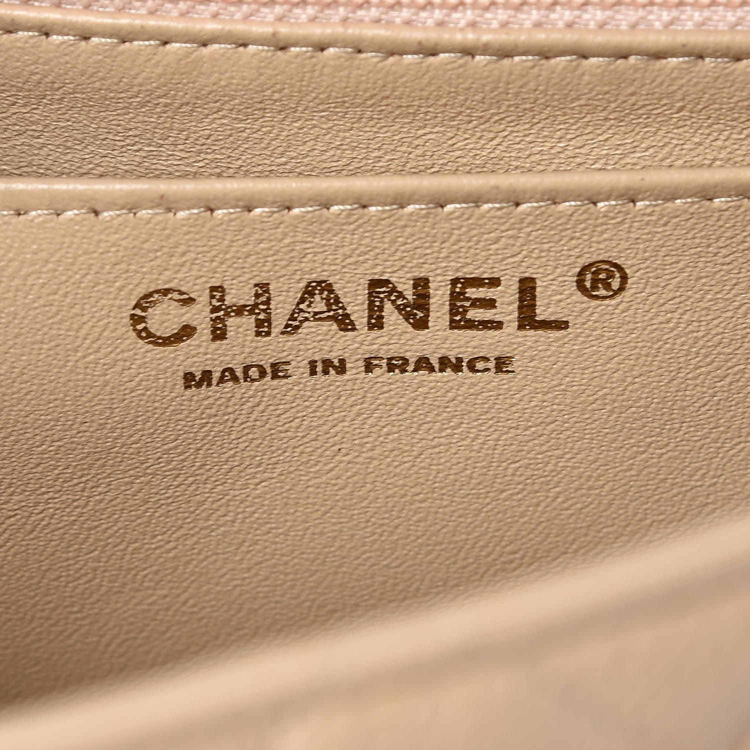 Chanel Caviar Quilted Jumbo Single Flap Beige Clair 8 of 9