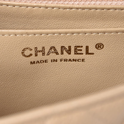 Chanel Caviar Quilted Jumbo Single Flap Beige Clair 8 of 9