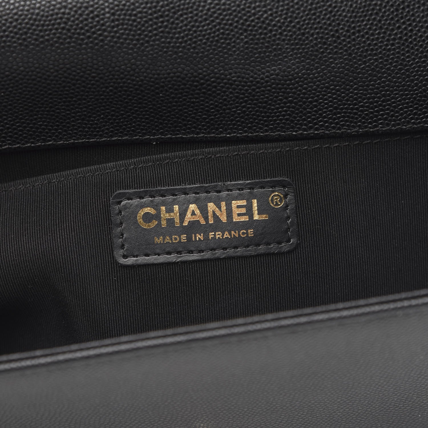Chanel Caviar Quilted Medium Boy Flap Black 6 of 14