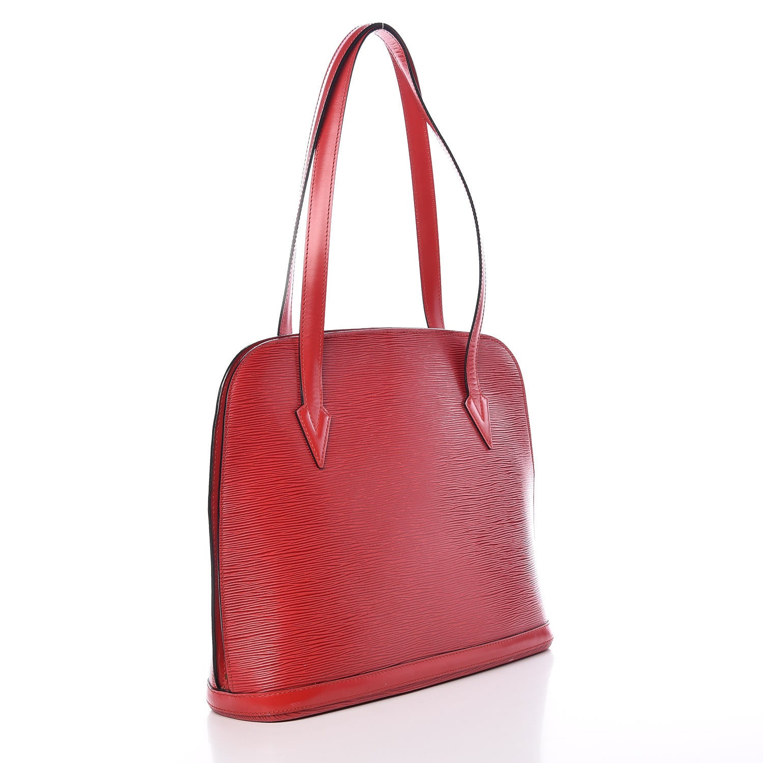 Louis Vuitton Epi Lussac Castillan Red 3 of 15