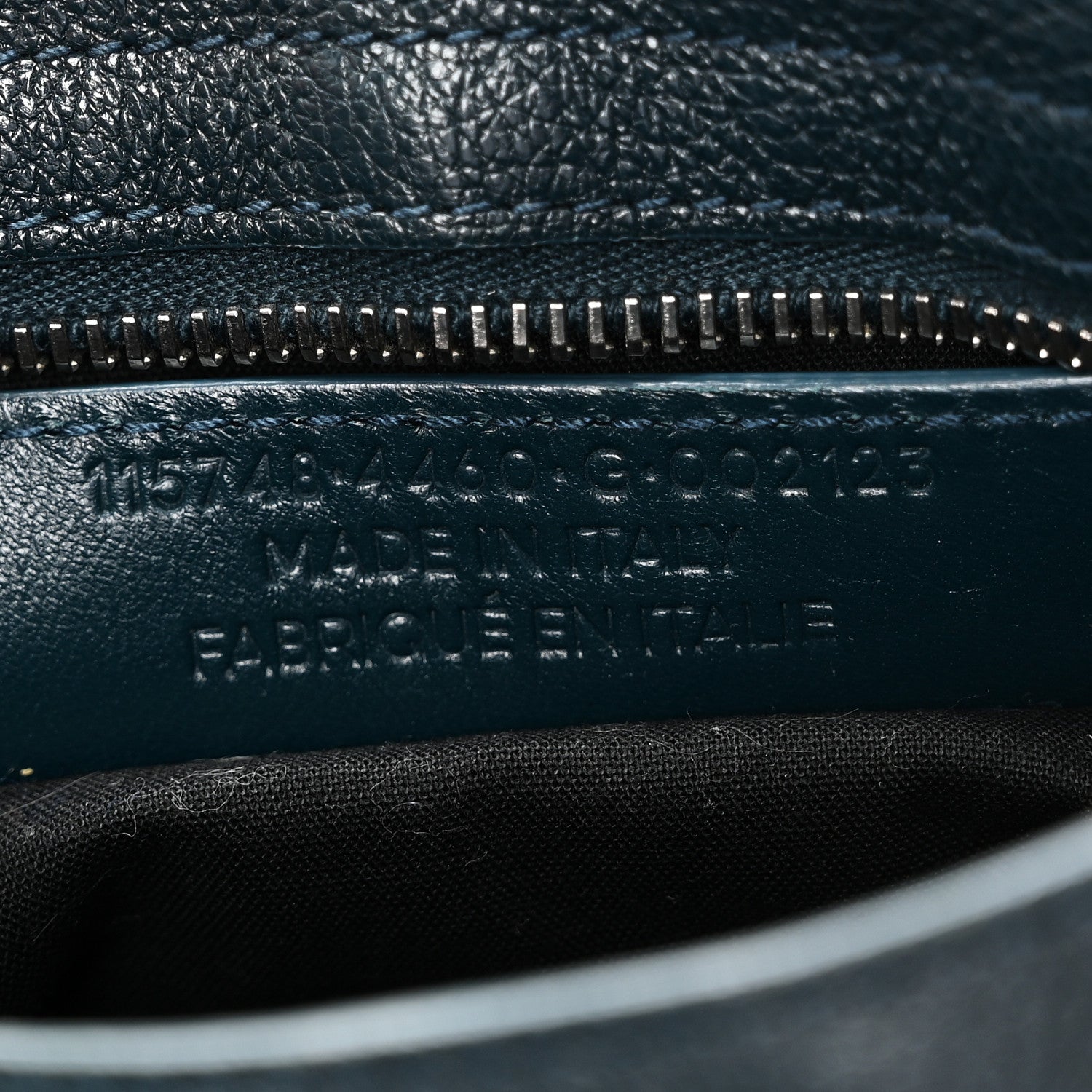 Balenciaga Chevre Silver Metallic Edge Hardware City Bleu Paon 8 of 11