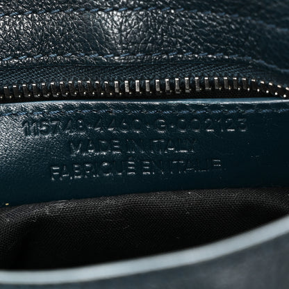 Balenciaga Chevre Silver Metallic Edge Hardware City Bleu Paon 8 of 11