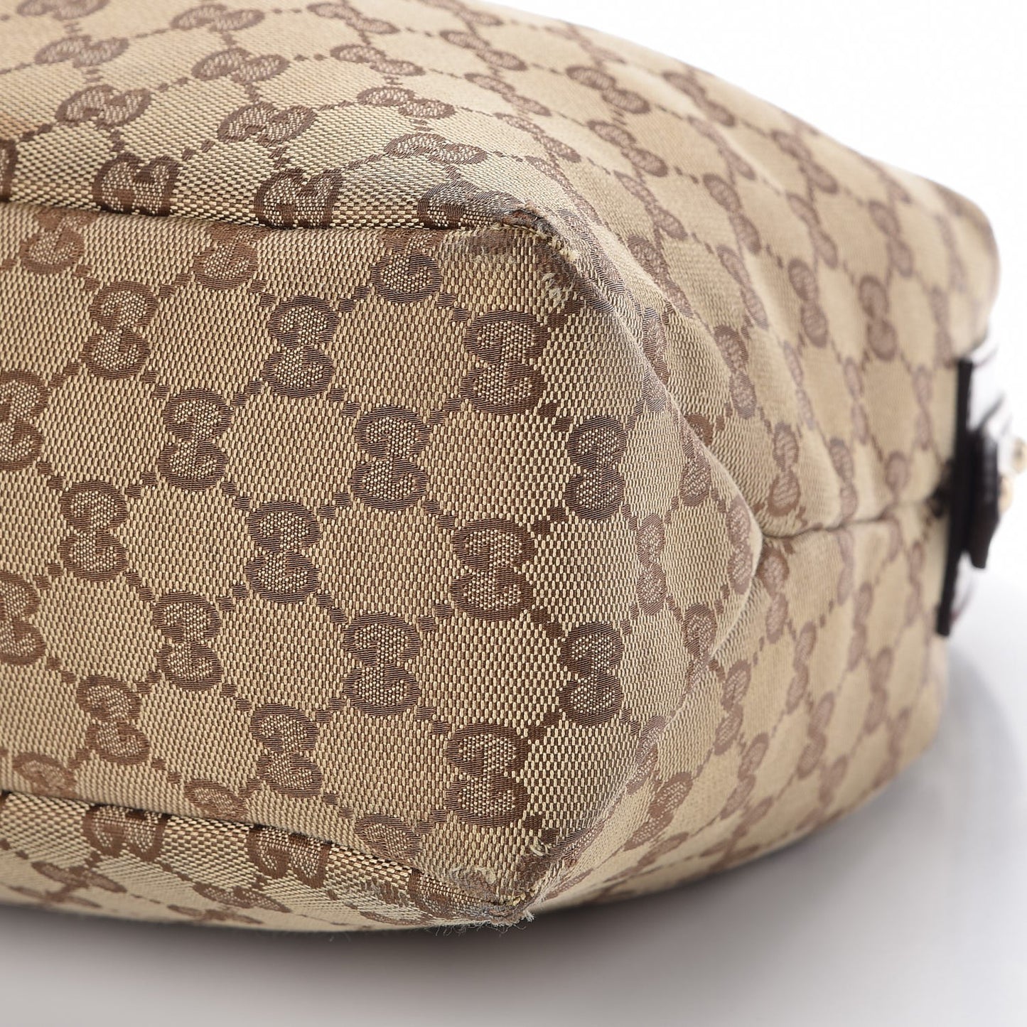 Monogram Medium Horsebit Chain Hobo Dark Brown