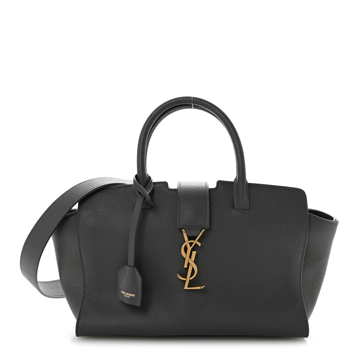 Saint Laurent Calfskin Baby Monogram Downtown Cabas Pebble 1 of 13