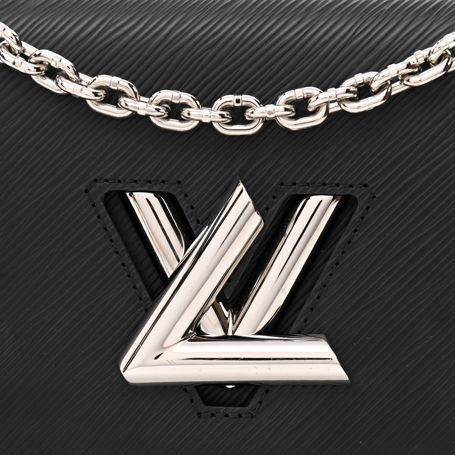 Louis Vuitton Epi Twist Shoulder Bag MM Black 8 of 11