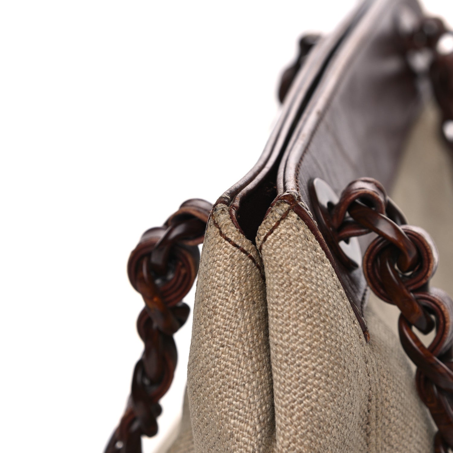 Chanel Linen Tote Beige 21 of 22