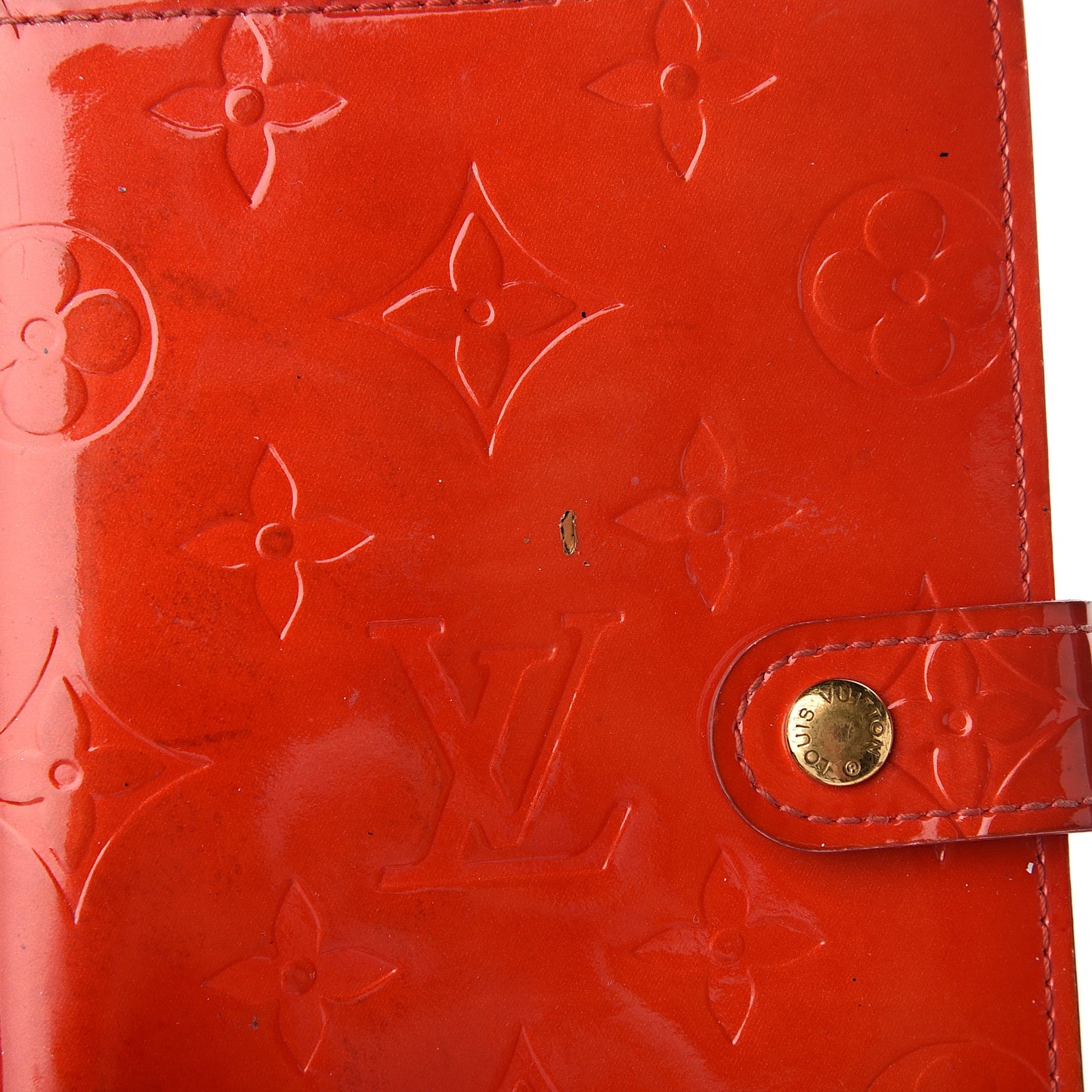 Vernis Small Ring Agenda Cover Red