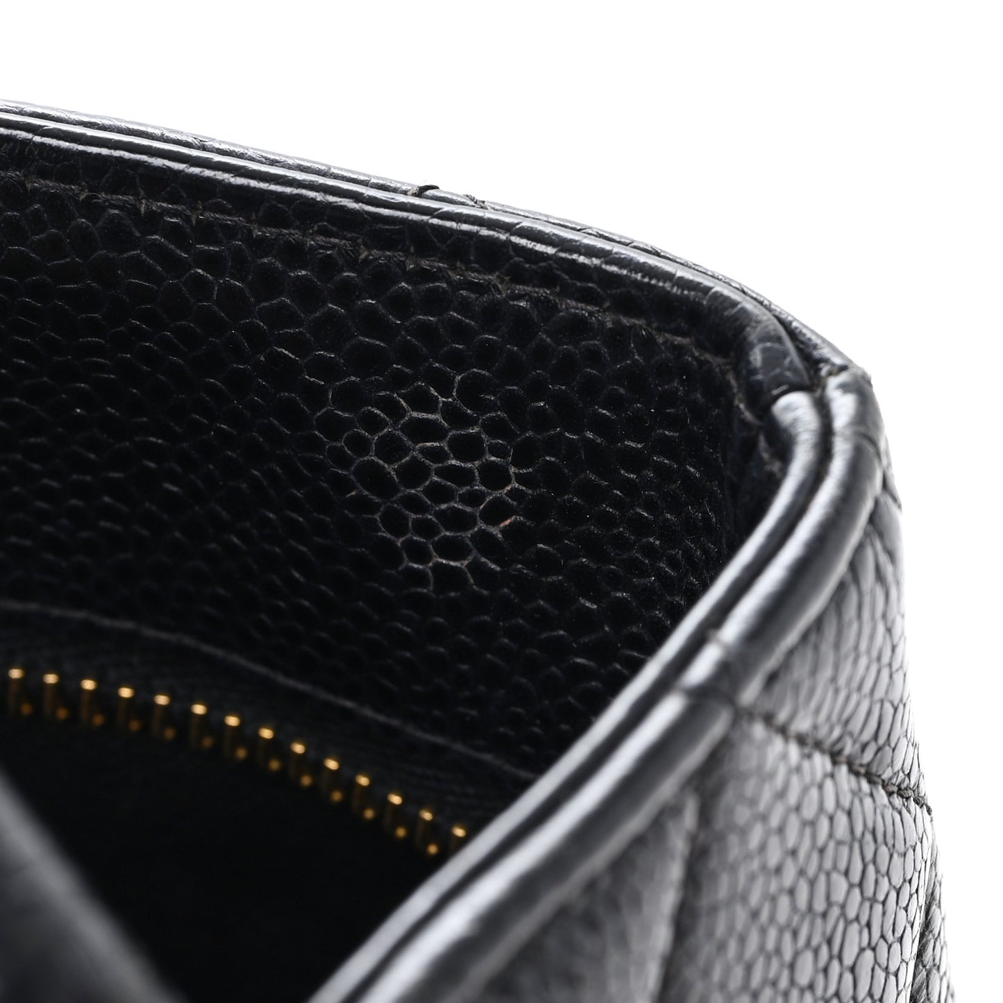 Caviar Quilted Medallion Tote Black