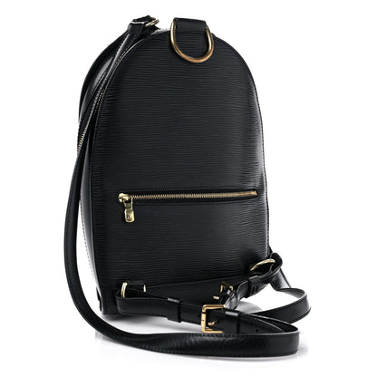 Louis Vuitton Epi Mabillon Backpack Black 3 of 12