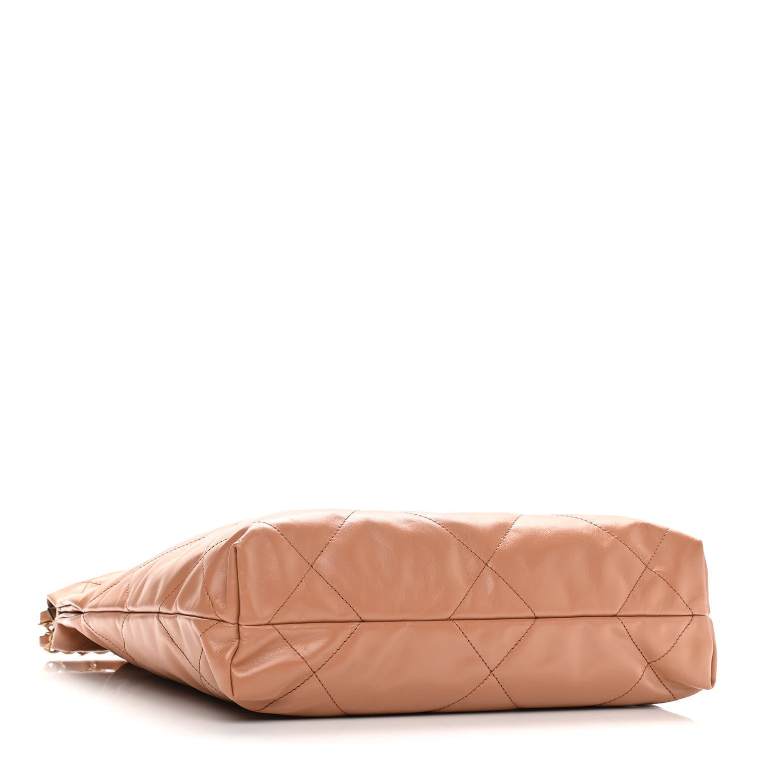 Chanel Shiny Calfskin Quilted Small Chanel 22 Camel 5 of 12